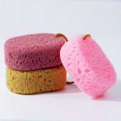 10 Pcs Colourful Oval Shower Sponge