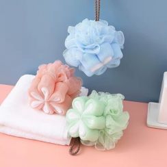 18 Pcs Flower Shape Mesh Shower Ball