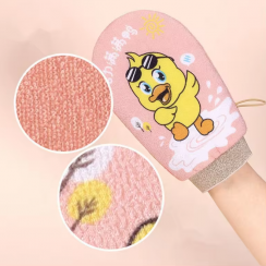 30 Pks Cute Yellow Duck Cartoon Bath Glove