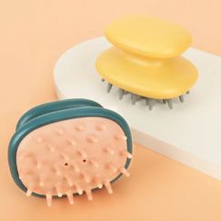 15 Pcs Wheat Straw Scalp Treatment Shampoo Brush